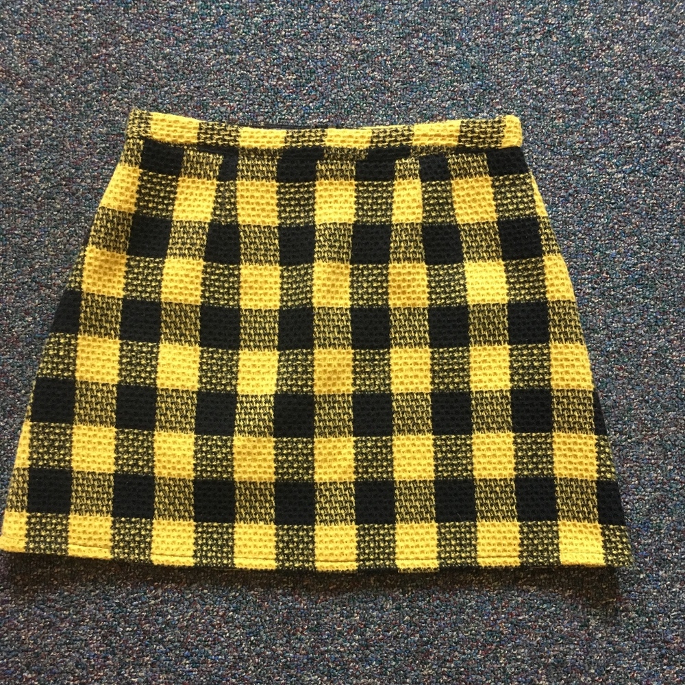 Checkered Mini Skirt